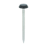 100 x TIMCO Polymer Headed Nails A4 Stainless Steel Black - 50mm