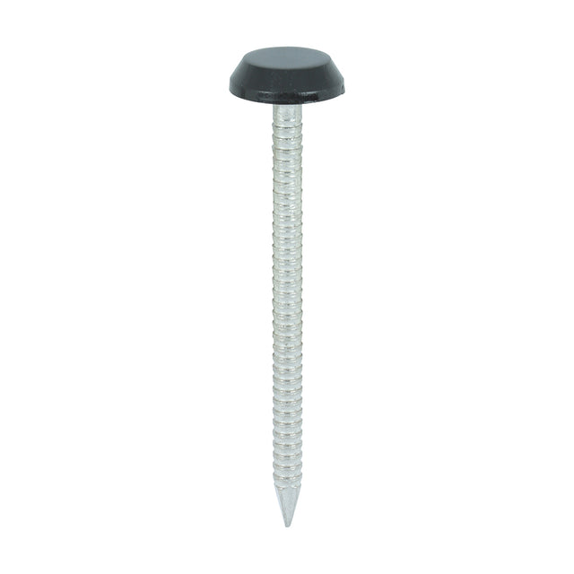 100 x TIMCO Polymer Headed Nails A4 Stainless Steel Black - 50mm