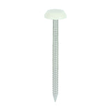 100 x TIMCO Polymer Headed Nails A4 Stainless Steel Chartwell Green - 50mm