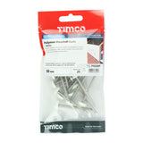 25 x TIMCO Polymer Headed Nails A4 Stainless Steel White - 50mm