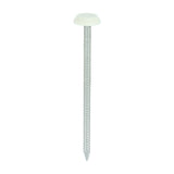 100 x TIMCO Polymer Headed Nails A4 Stainless Steel Cream - 65mm