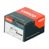 100 x TIMCO Polymer Headed Nails A4 Stainless Steel Cream - 65mm