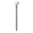 250 x TIMCO Polymer Headed Pin A4 Stainless Steel Cream - 40mm