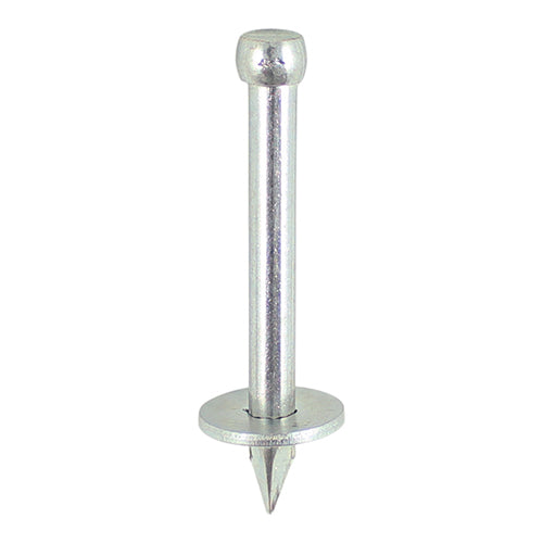 50 x TIMCO Masonry Nails Washered Zinc - 75 x 3.70