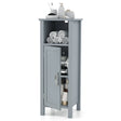 Bathroom Storage Organizer with 2-Tier Cabinet-Gray