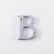 LETTER FACE FIX (B) - POLISHED CHROME - 53MM - EACH