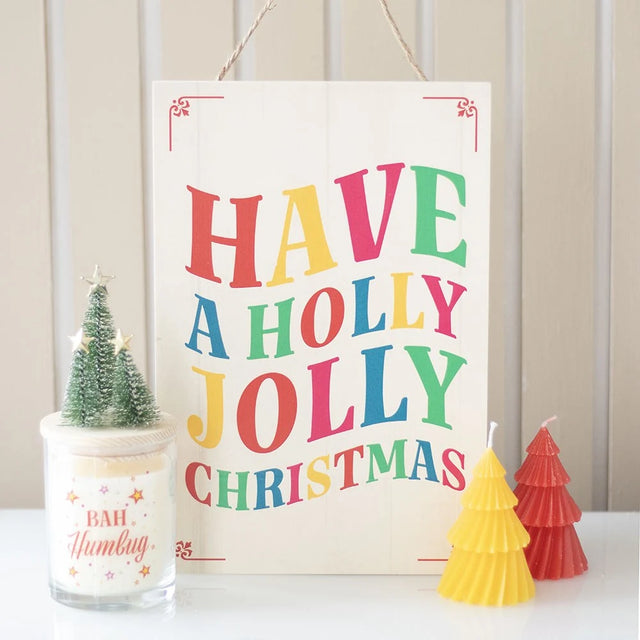Have a Holly Jolly Christmas Hanging Sign
