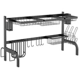 HOMCOM 100cm Modular Over-Sink Drying Rack