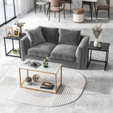Nesting Coffee Table Set of 3-Black