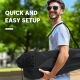 Outsunny Double Camping Chair for Adults with Armrests, Heavy Duty Oversized Padded Folding Chair with Carry Bag, Cup Holders for Outdoor Hiking Picnic Camping Fishing, 250kg Capacity, Green