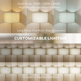 HOMCOM Floor Lamp with Remote, Height Adjustable Standing Lamp with Linen Shade, Dimmable with 3000K-6000K Adjustable Colour Temperatures, Foot Switch for Living Room Bedroom Office, Gold Tone