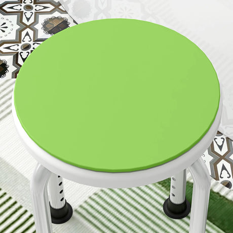 HOMCOM 360 Swivel Shower Chair, Height Adjustable Aluminium Shower Stool with Non-Slip Feet for Disabled, Elderly, Green