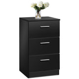 Bedside cabinet with 3 drawers