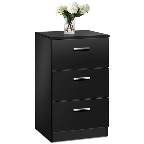 Bedside cabinet with 3 drawers
