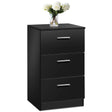 Bedside cabinet with 3 drawers