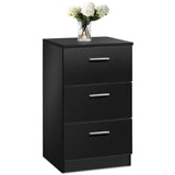 Bedside cabinet with 3 drawers