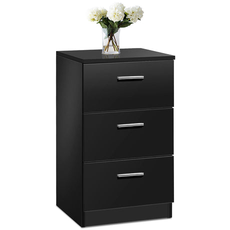 Bedside cabinet with 3 drawers