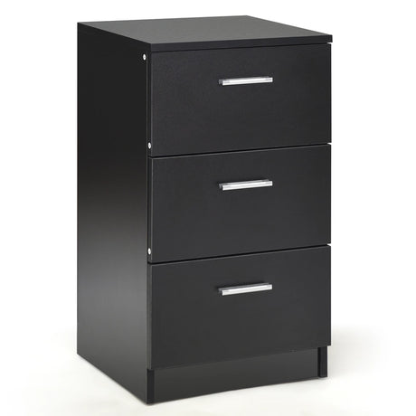 Bedside cabinet with 3 drawers