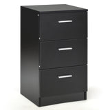 Bedside cabinet with 3 drawers