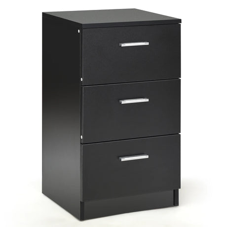 Bedside cabinet with 3 drawers