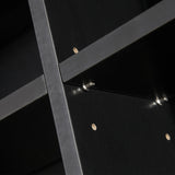 HOMCOM 1116 CD/ 528 DVD Storage Unit, Media Storage Shelf, Wooden Display Unit with Adjustable Shelves, 102 x 195 cm, Black