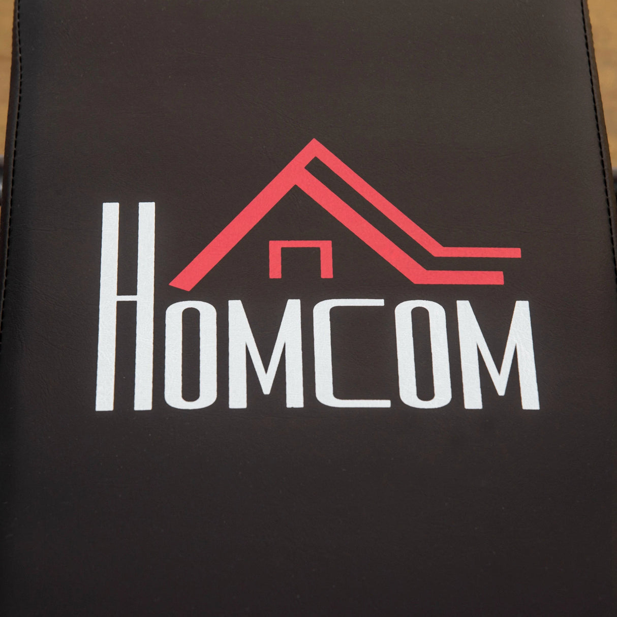 HOMCOM Adjustable Weight Bench, Foldable Bench, with Barbell Rack, Black