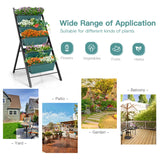 5-tier Vertical Raised Garden Bed with 5 Container Boxes-Green