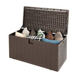 105 Gallon All Weather Large Deck Box Lockable Storage Container