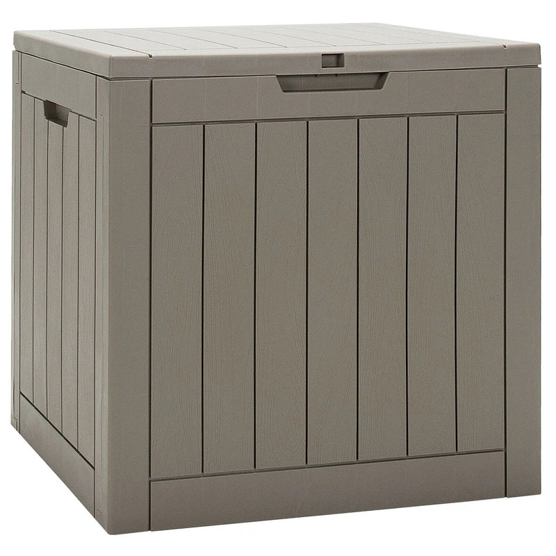 114L Deck Box for Patio Tools-Gray