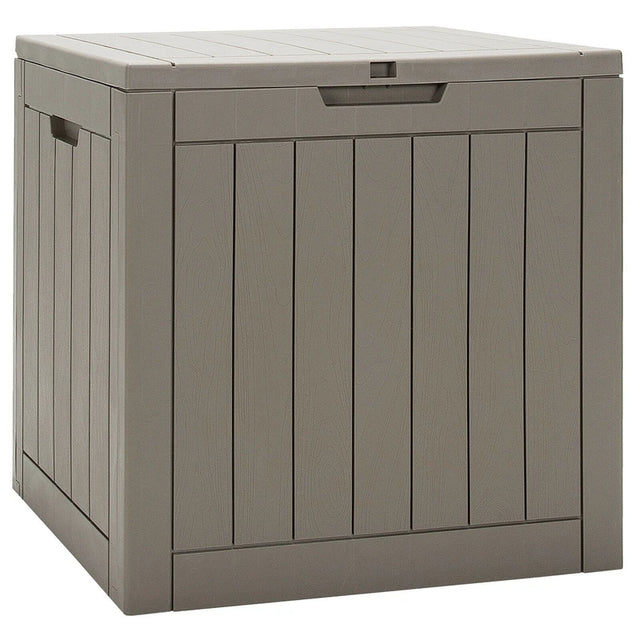 114L Deck Box for Patio Tools-Gray