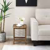OutdoorWeather-Resistant Side Table for Garden/Poolside/Backyard-Coffee