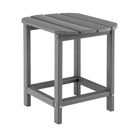 18 Feet Rear Resistant Side Table for Garden Yard and Patio-Gray