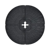 4 Pieces Outdoor Cantilever Offset Patio Umbrella Base