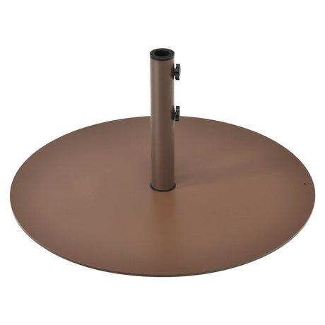 29.5 Inches Outdoor Steel Market Umbrella Base Stand for Backyard and Poolside