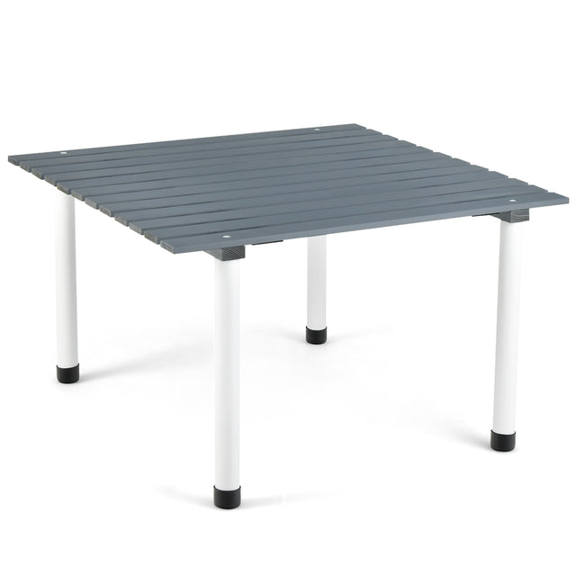 Outdoor Folding Camping Roll up Table with Carry Bag for Picnic &amp; Beach-Grey