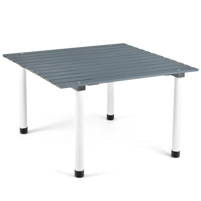 Outdoor Folding Camping Roll up Table with Carry Bag for Picnic &amp; Beach-Grey