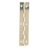 1830 X 38 X 1MM PIANO HINGE (50 PACK) - NICKEL PLATED - 38MM - PACK (50)