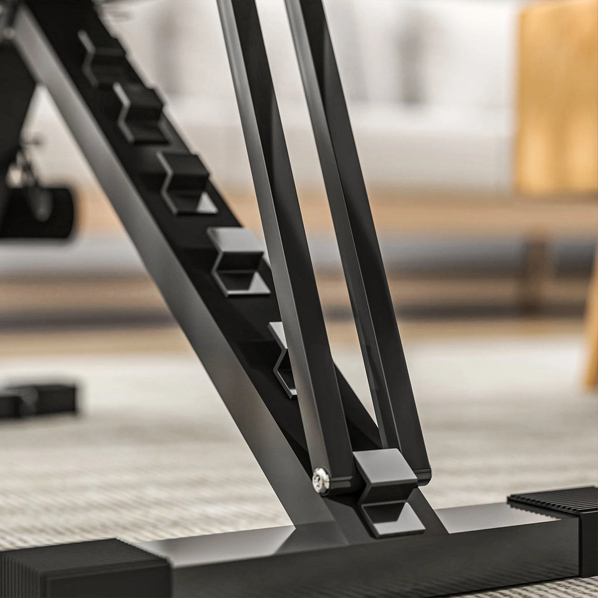 SPORTNOW Foldable Weight Bench, Adjustable Incline Flat Bench Press with 6-Level Backrest, 4-Level Seat, Leg Extension for Home Gym Workout Full Body Strength Training