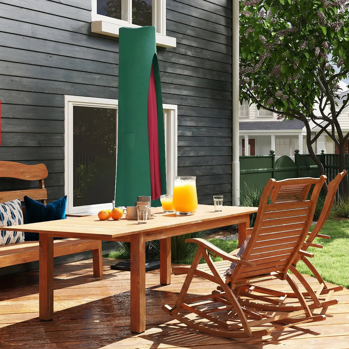 Outsunny Garden Parasol Cover, Waterproof Cantilever Banana Umbrella Protector, 240 x 48/70 cm for 3 m Cantilever Parasol