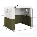 Outsunny 2 x 2m Pop-Up Gazebo, with Accessories - Green