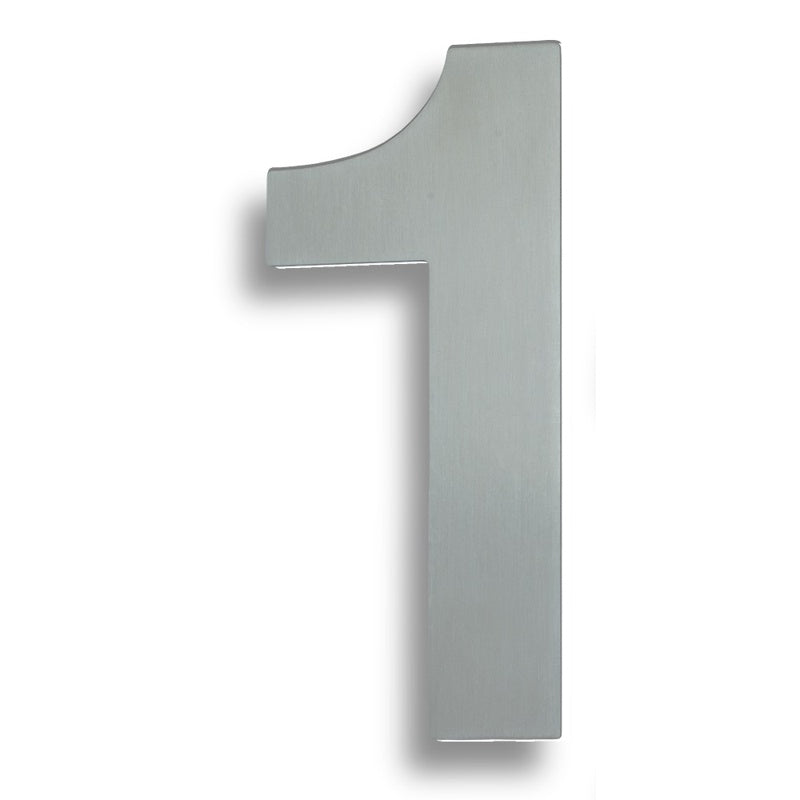 178 X 79 X 2MM - NUMBER 1 - CONCEALED FIX_x005F
 - SATIN STAINLESS STEEL - EACH