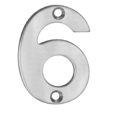 50 X 36 X 2MM - NUMBER 6/9 - FACE FIX _x005F
 - SATIN STAINLESS STEEL - EACH