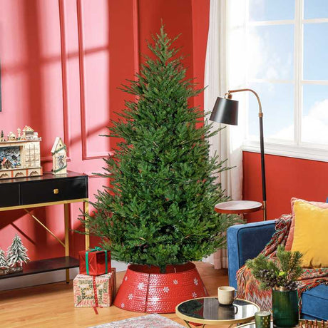 HOMCOM 5ft Bushy and Bare Artificial Christmas Tree - Green