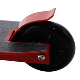 HOMCOM Street Stunt Scooter Intermediate and Beginner Freestyle Tricks Scooters For 14+ Teens Adult w/ Rear φ10cm Wheel & Brake - Red