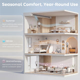 HOMCOM 20 dB Silent Standing Fan, 41in Pedestal Fan with Remote, Oscillating, 8 Speeds, Adjustable Height, 12H Timer