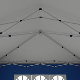 Outsunny 3 x 6 m Garden Pop Up Gazebo, Wedding Party Tent Marquee, Water Resistant Awning Canopy with Sidewalls, Windows, Carry Bag, Blue