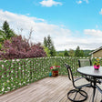 Outsunny Set of 2 Expandable Artificial Trellis Hedges  Realistic Leaf Privacy Screen, 2 x 1 m