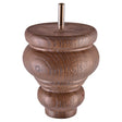Oak Feet - Smoky Oak Finish H135mm_D110mm