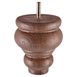 Oak Feet - Smoky Oak Finish H135mm_D110mm