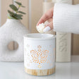 Matte Ceramic Butterfly Oil Burner